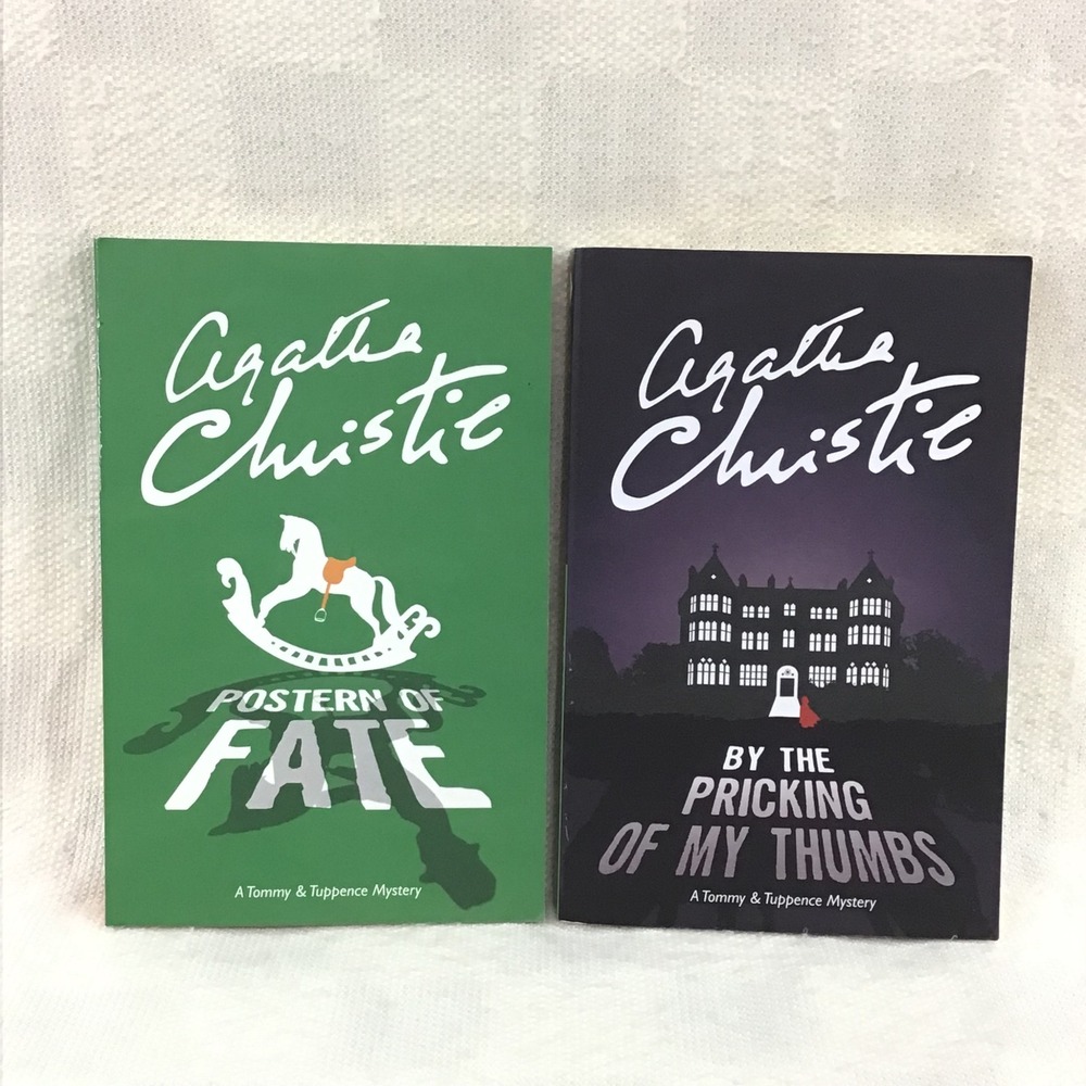 Agatha Christie Tommy & Tuppence Mystery 2 Books Postern of Fate Pricking Thumbs